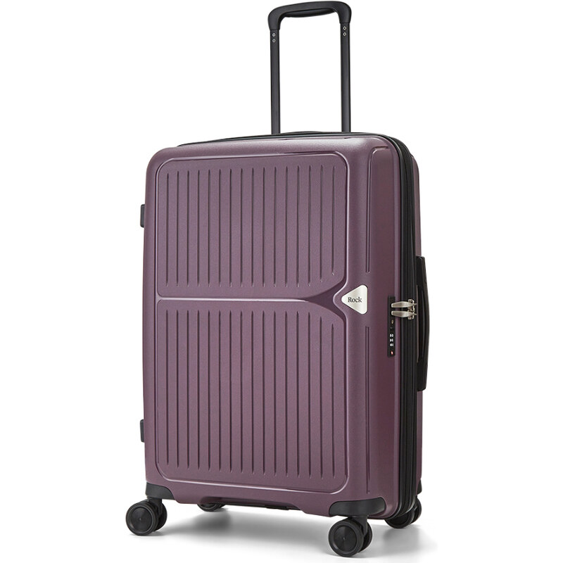 Cestovný kufor ROCK Vancouver M PP - fialová 62193613