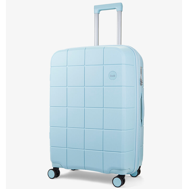 Cestovný kufor ROCK Pixel M PP - svetlomodrá 62193474
