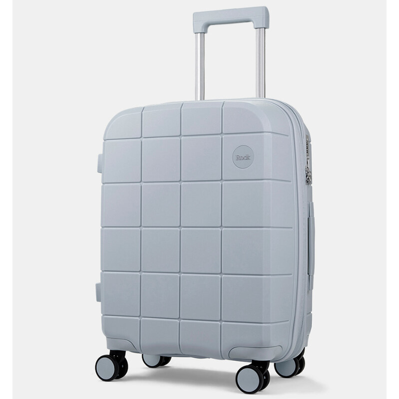 Kabinová batožina ROCK Pixel S PP - sivá 62193480