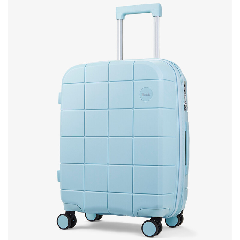 Kabinová batožina ROCK Pixel S PP - svetlomodrá 62193478