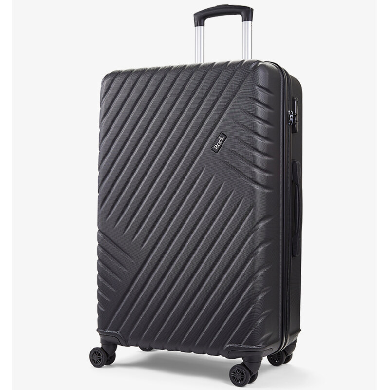 Cestovný kufor ROCK Santiago L ABS - čierna 62193536
