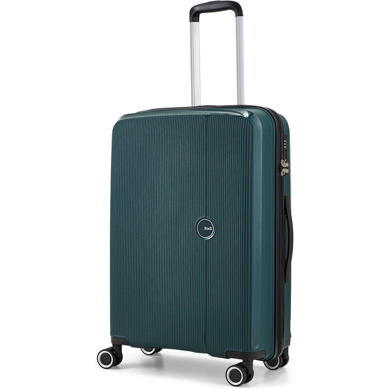 cestovný kufor ROCK Hudson TR-0267/3-M PP - zelená 64732657