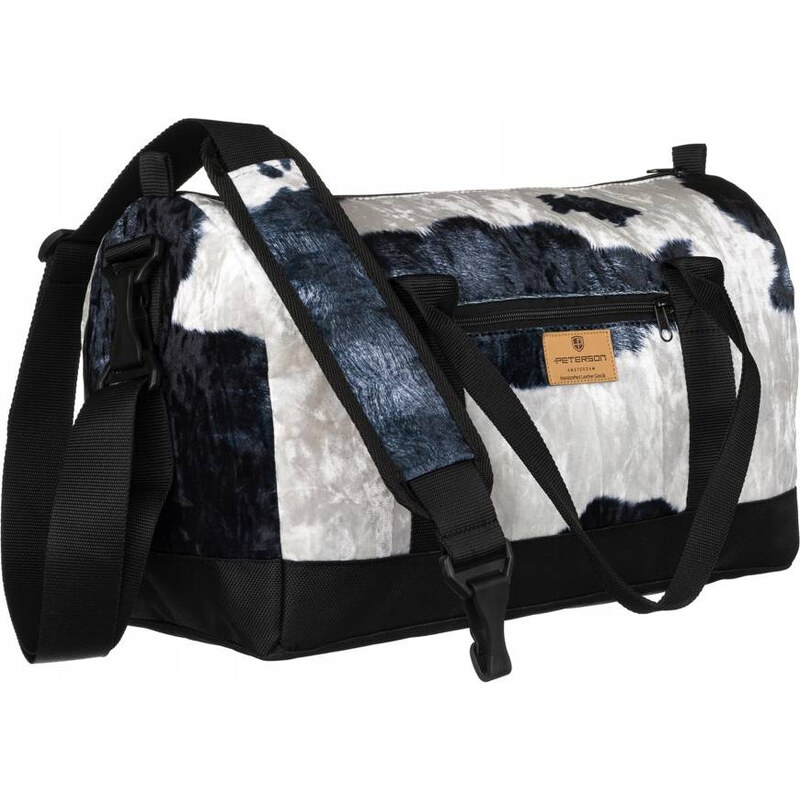 Peterson bielo-čierna cestovná taška [D] PTN TP-02-2 47888350
