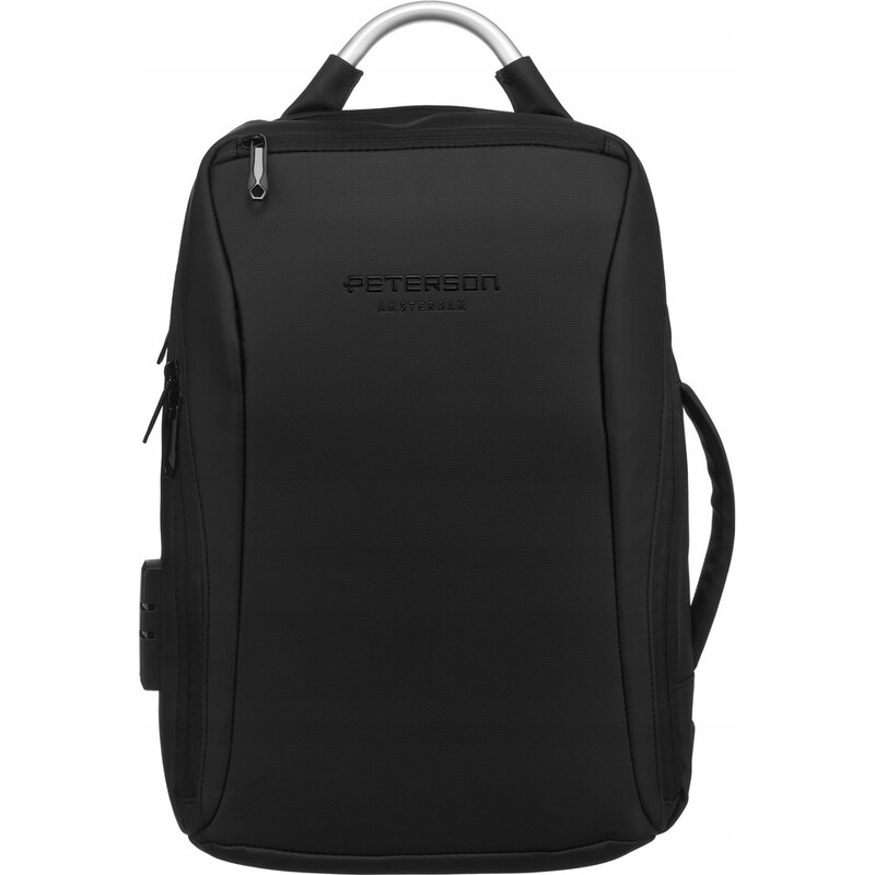 Peterson čierny batoh s USB portom PTN 2304 49671980