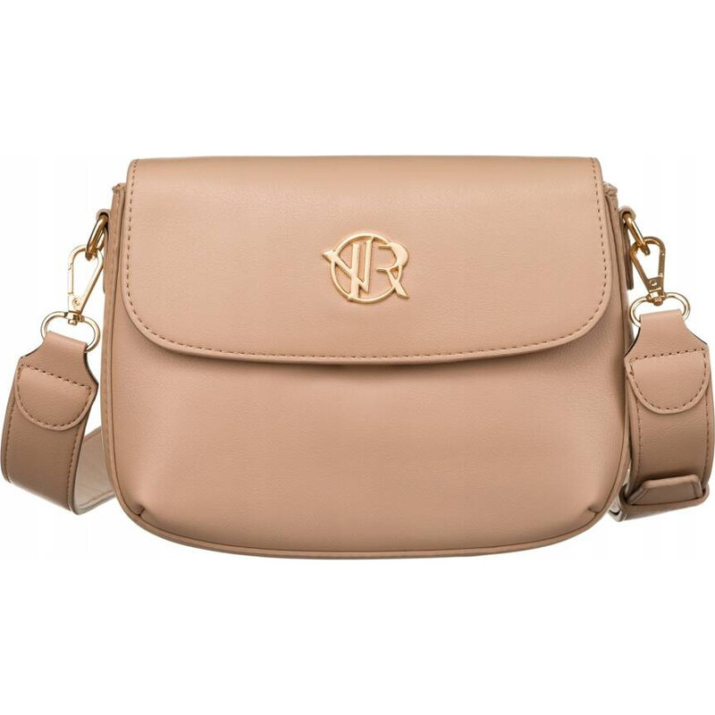 Rovicky Tmavobéžová crossbody kabelka so zlatými detailmi R-TOR-ALE-1 52672253