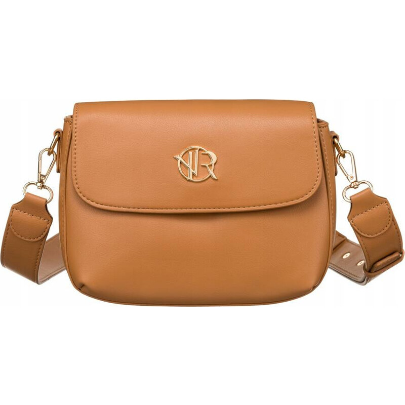 Rovicky Hnedá crossbody kabelka so zlatými detailmi R-TOR-ALE-1 52672254