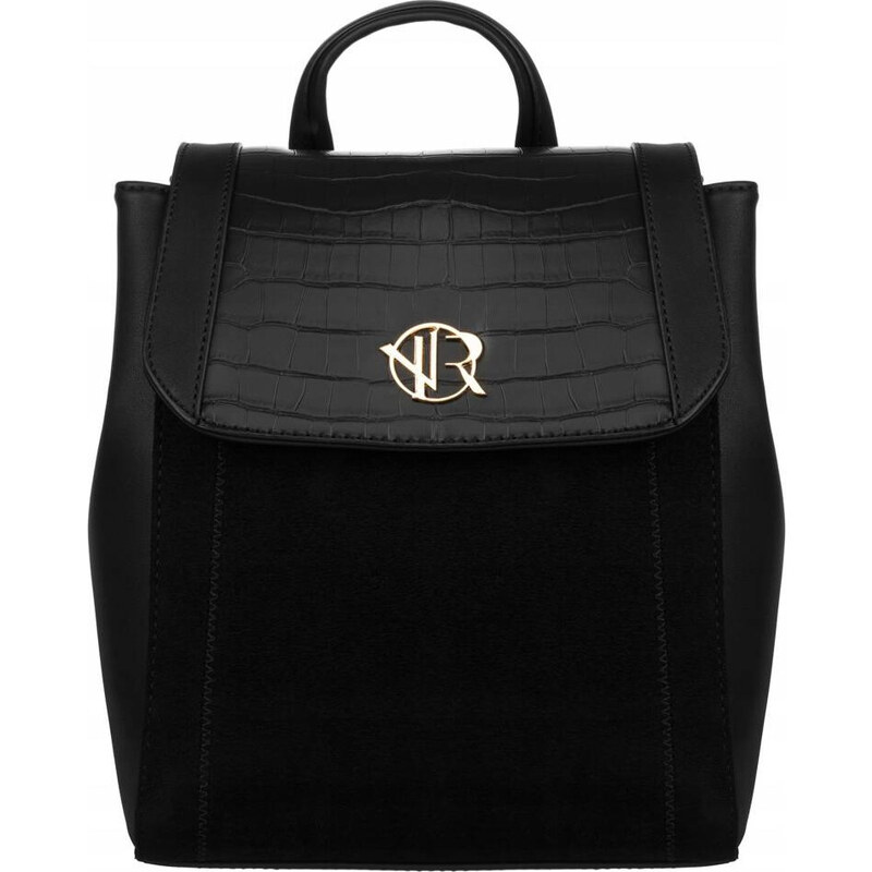 Rovicky Čierny batoh s chlopňou zo zvieracieho motívu R-PLEC-ALE-1 52672247