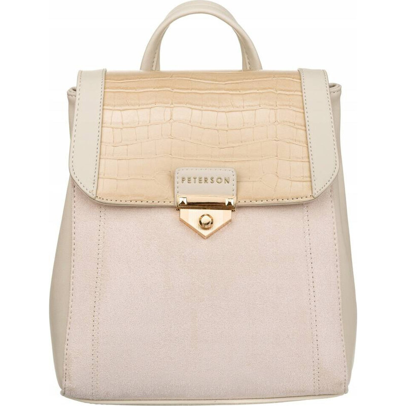 Peterson Svetlobéžový štýlový batoh PTN PLEC-ALE-1 52673151