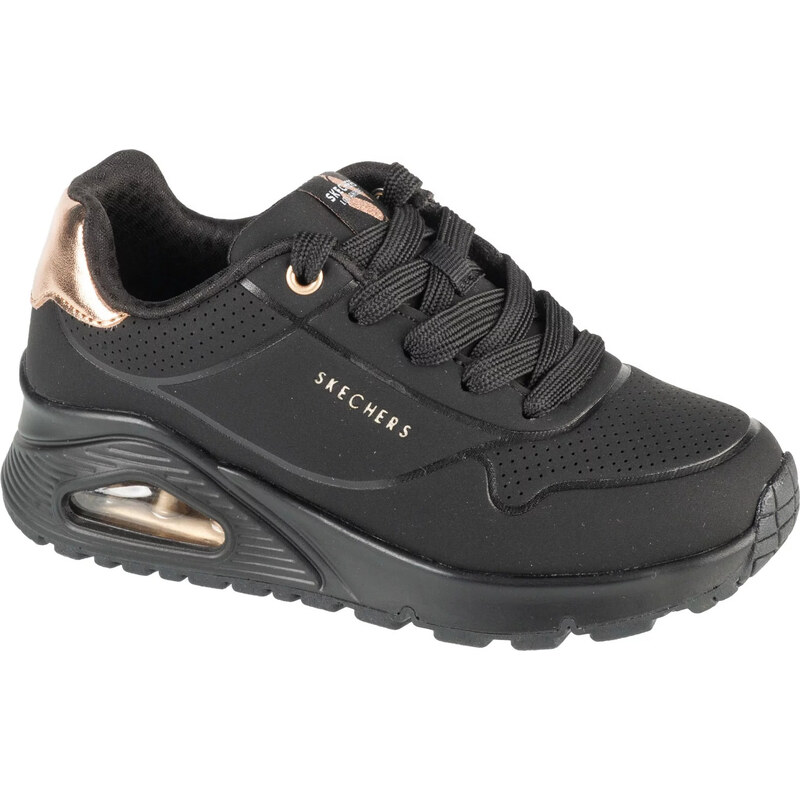Čierne dievčenské tenisky Skechers Uno Gen1 - Shimmer Away 310545L-BBK 59080312