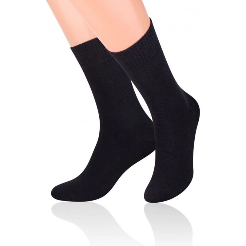 Steven Pánske ponožky 015 Fortte black 60350703