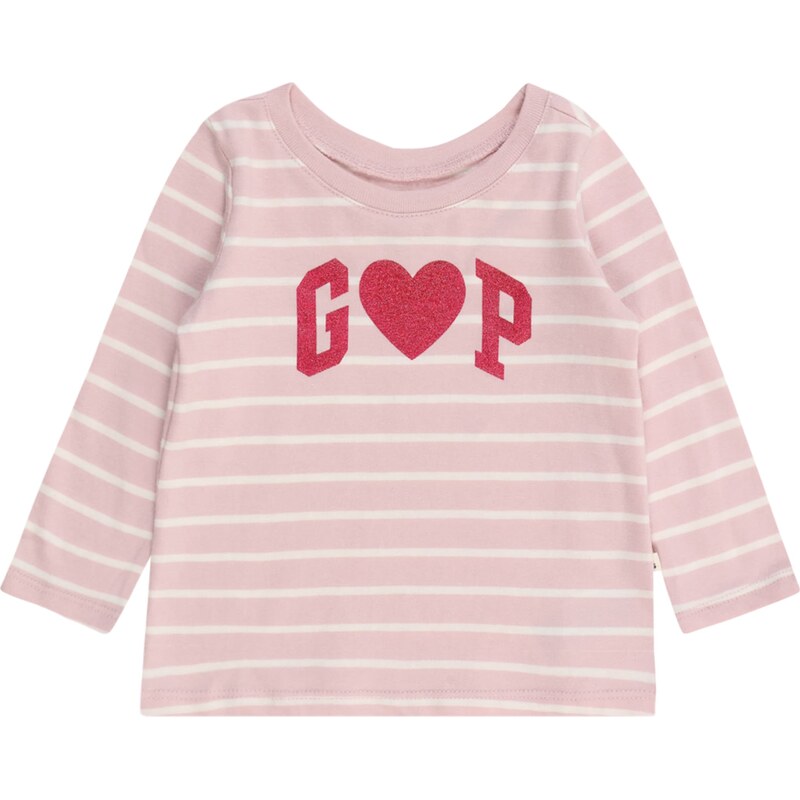GAP Tričko ružová / purpurová / šedobiela 67551593