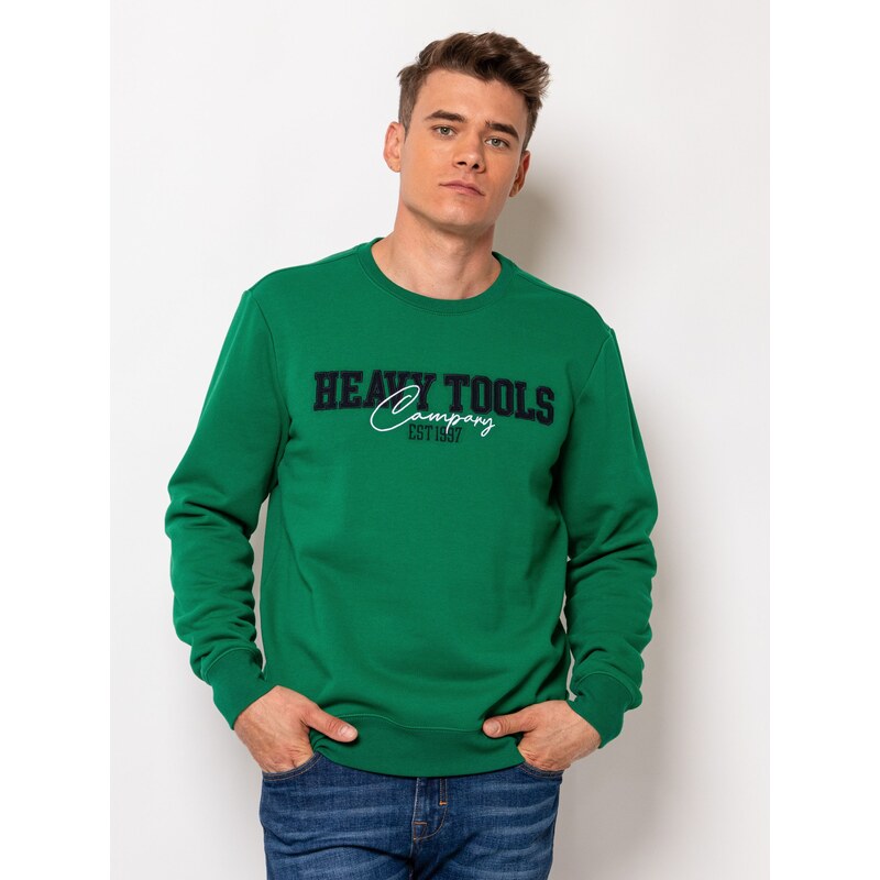 Heavytools Pánske Bavlnené mikiny DALCOM 67187865