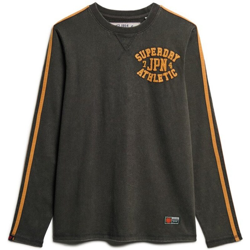 Superdry & Co Tričko Vintage Athletic tmavosivá / oranžová 68298426