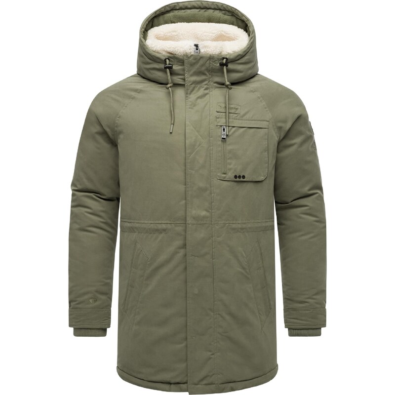 STONE HARBOUR Zimný kabát Navroos XX nebielená / olivová 60982420