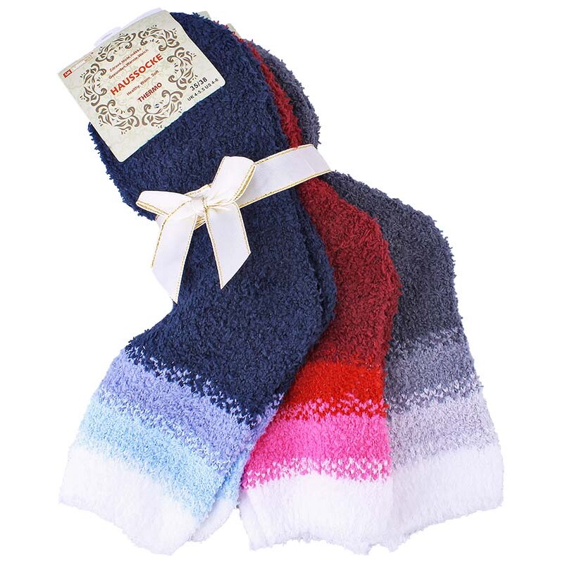 Dámske froté ponožky Thermo HSS2 3 páry 60375640