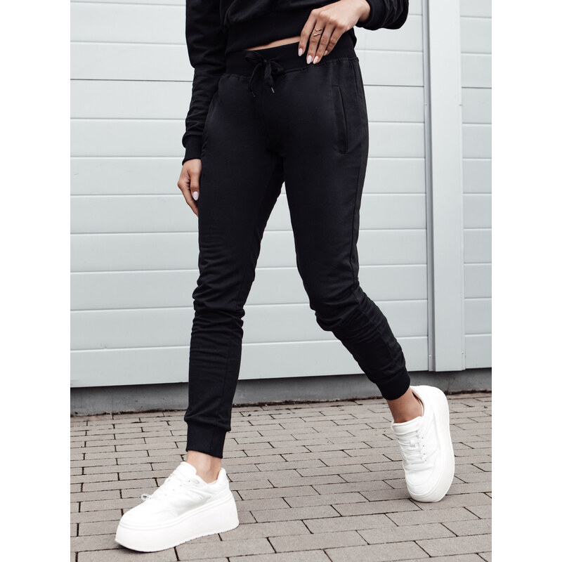 BASIC Čierne dámske tepláky FITS UY2303 60382007