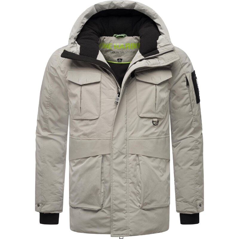 STONE HARBOUR Zimná bunda Edriik XX striebornosivá / čierna 60428653