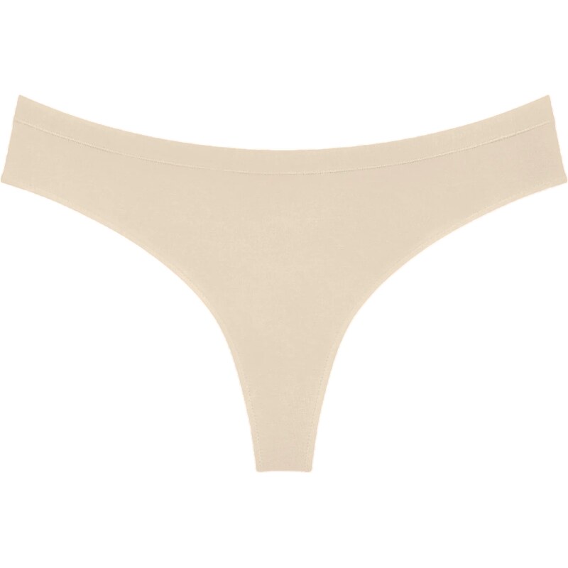 E-shop Dámske tangá Sense of Modal String - YELLOW - svetlo béžová 6720