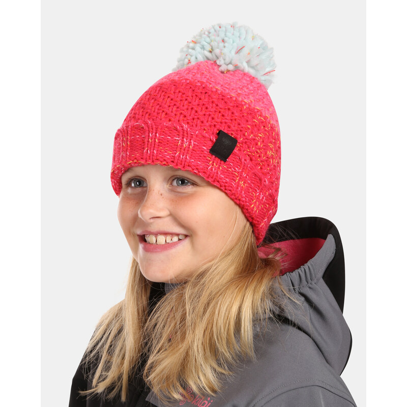 Detská zimná čiapka Kilpi JOKER-J ružová 60403026