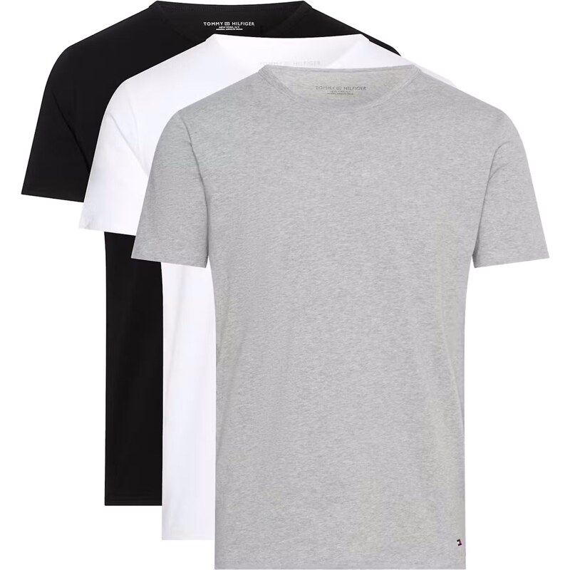 Tommy Hilfiger Underwear Tričko sivá melírovaná / čierna / biela 58302634