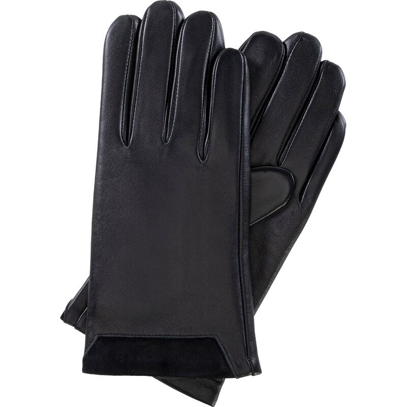 Čierne pánske kožené rukavice Wittchen 39-6L-960-1 60475226