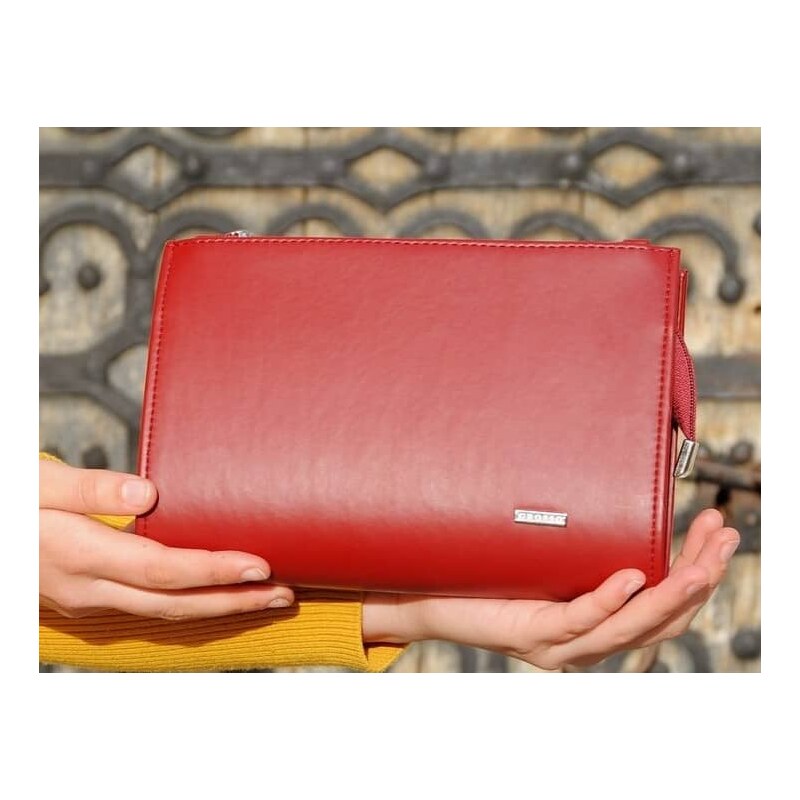 Červená crossbody kabelka Grosso 21334427