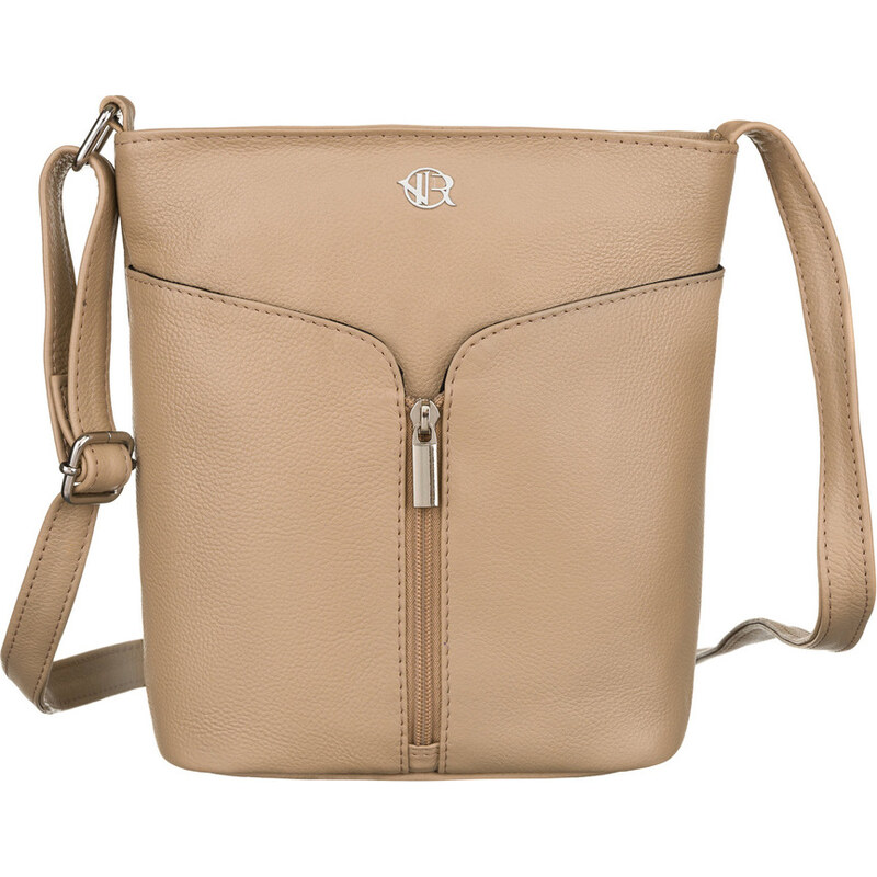 Rovicky béžová kožená messenger taška R-TSL-01-CPDM 55411702