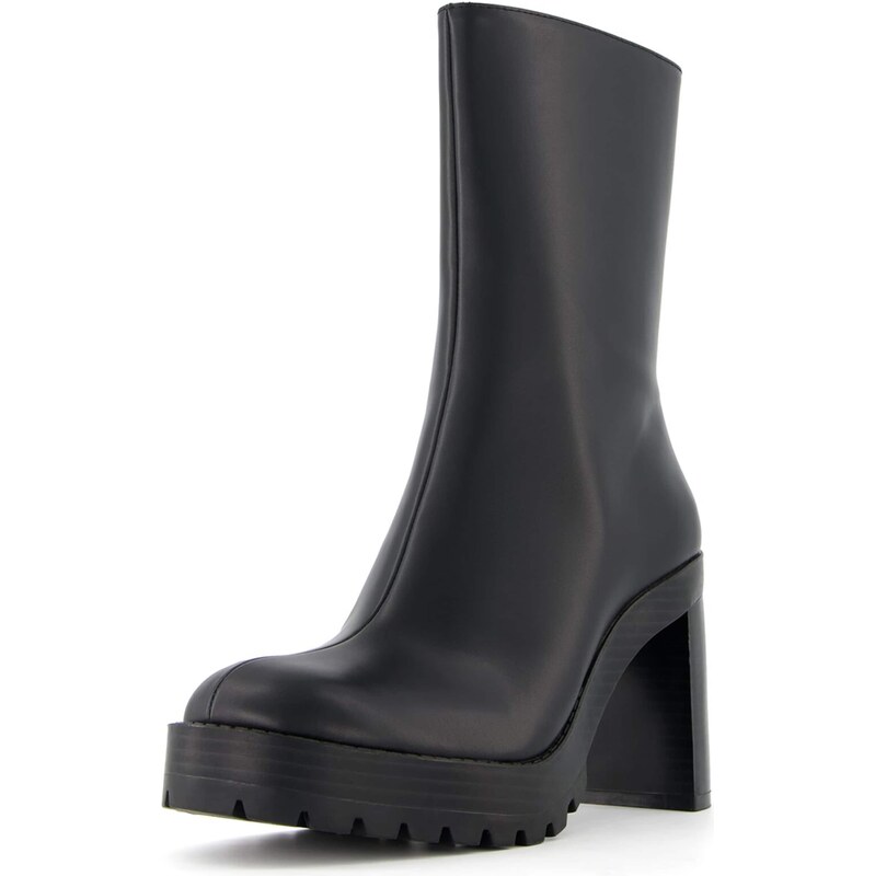 Bershka Členkové čižmy čierna 60428731