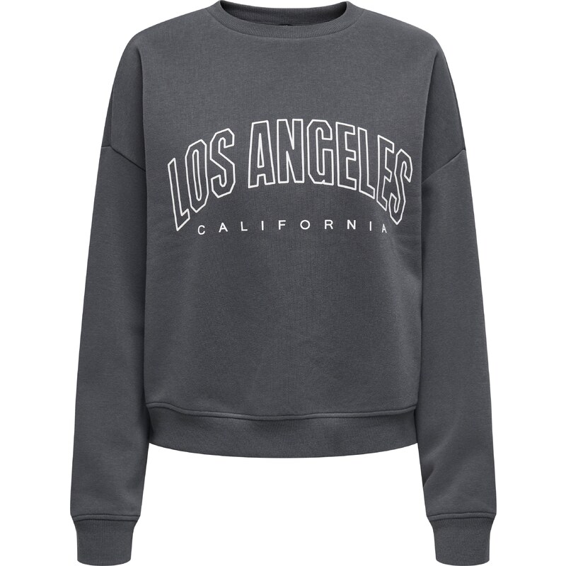 ONLY Mikina tmavosivá / biela 61067690