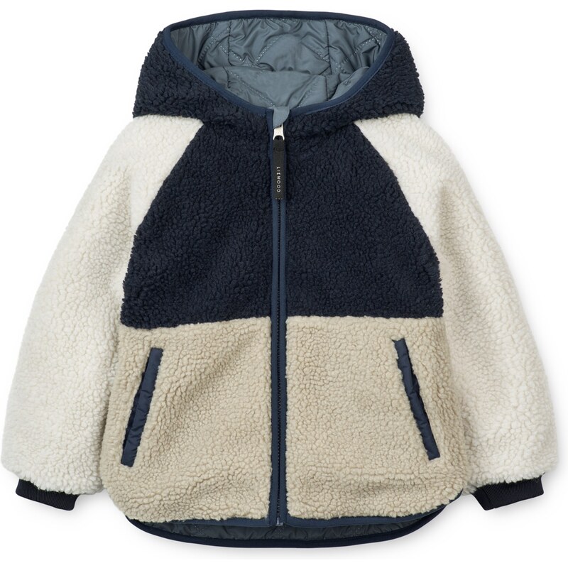 Liewood Prechodná bunda Jackson béžová / svetlobéžová / námornícka 60870124