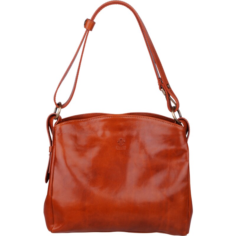 Camel kožená talianska kabelka Federica Camel NovaKabelka.sk 60434343