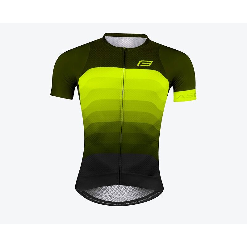 Force dres ascent, krátky rukáv, zeleno- fluo 60521802