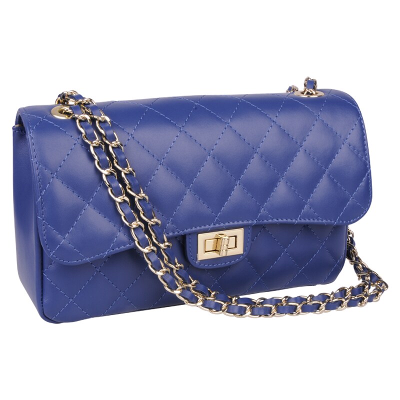 Modrá kožená talianska crossbody kabelka Eliana Azzura NovaKabelka.sk 60439868