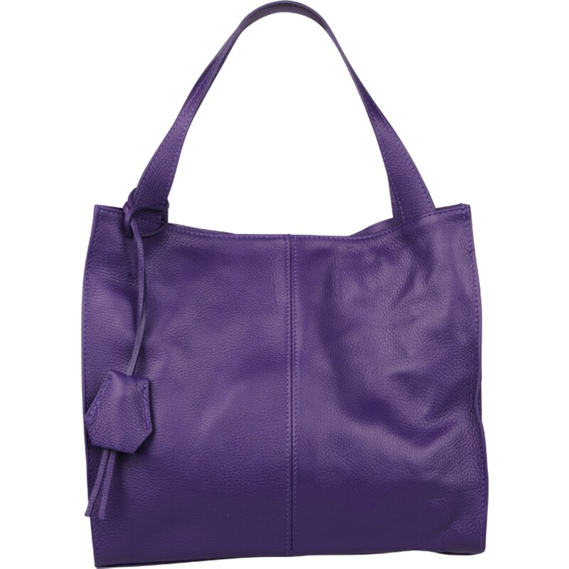 Fialová kožená talianska kabelka Michaela Viola NovaKabelka.sk 60439870