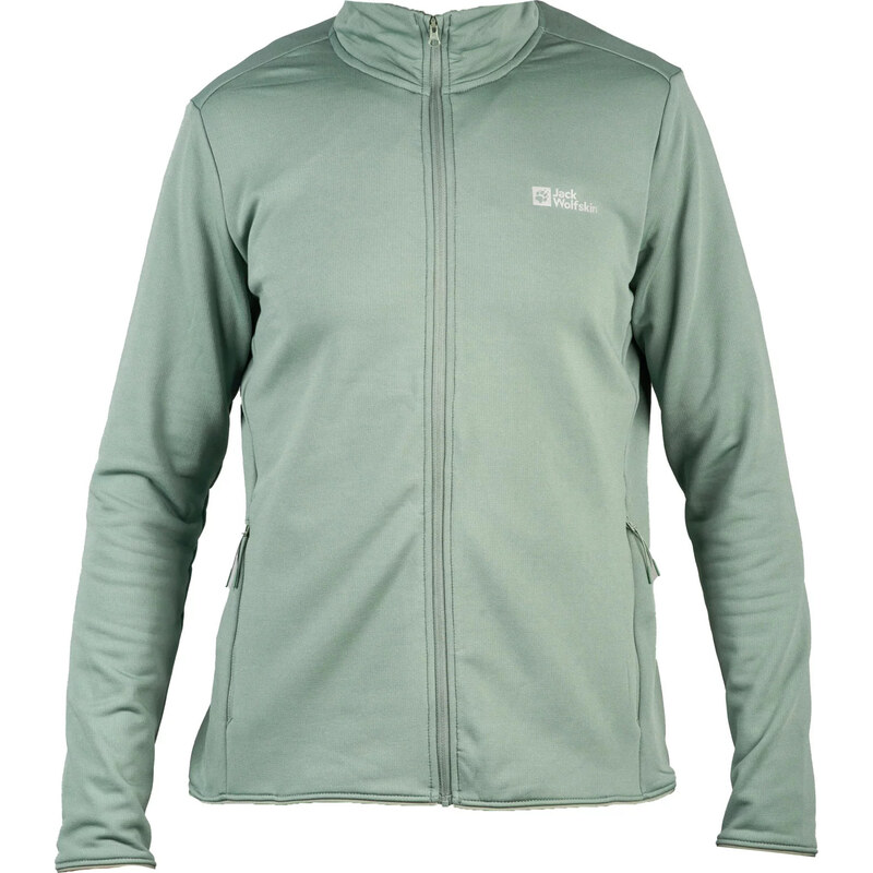 Svetlozelená dámska mikina Jack Wolfskin Pack and Go FZ W 1710681-4311 65151001