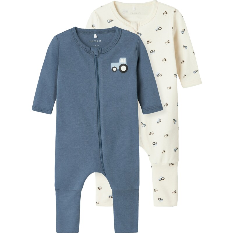 NAME IT Pyžamo krémová / zafírová / svetlomodrá / čierna 60868552