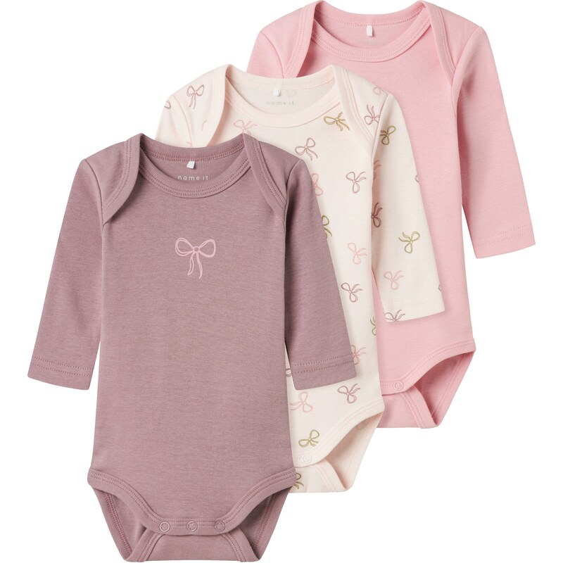 NAME IT Body krémová / slivková / ružová 60868565