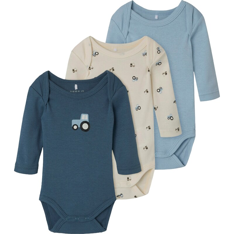 NAME IT Body béžová / námornícka modrá / svetlomodrá / biela 60868548