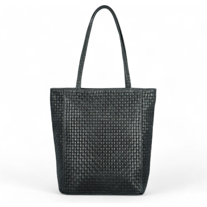 Delami Vera Pelle Dámska kožená kabelka cez rameno čierna - Delami 60578055