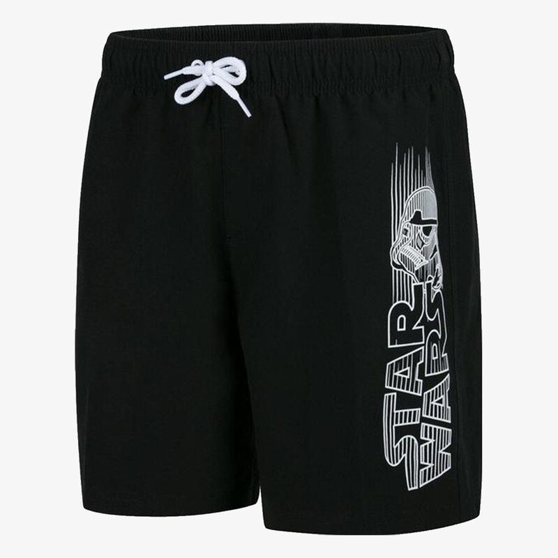 Speedo GRAPHIC LEIS 15 WSHT JM BLACK/WHITE S 67290035