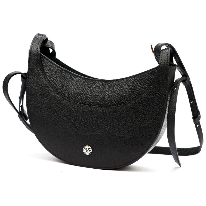 Kožená kabelka Gregorio čierna KZ55907 62178948