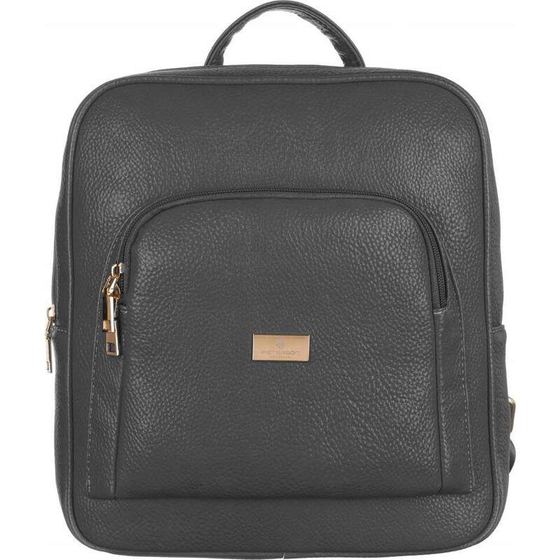 Peterson Tmavosivý štýlový plecniak [DH] PTN PL-29601 47338355