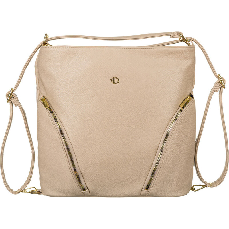 Béžová elegantná dámska priestranná kabelka Rovicky R-KP-18-A19 60475084