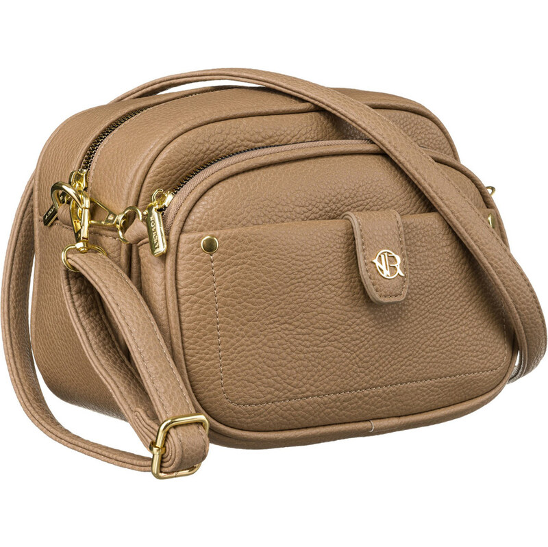 ROVICKY Béžová dámska crossbody kabelka s odnímateľnou prednou 60475099