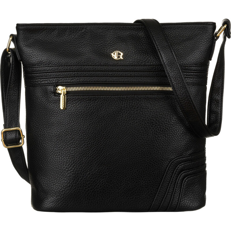 Čierna dámska priestranná crossbody kabelka Rovicky R-KP-20-A19 60475102