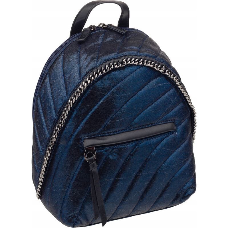 Tmavomodrý malý prešívaný batoh David Jones 5834-3 57113225