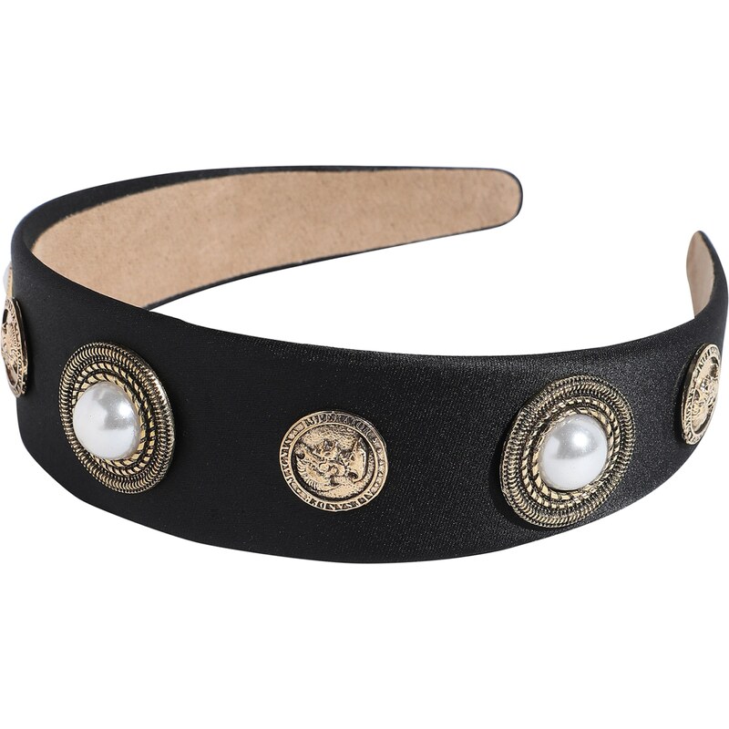 SOHI Bižutéria do vlasov Ntasha zlatá / čierna / perlovo biela 62582743