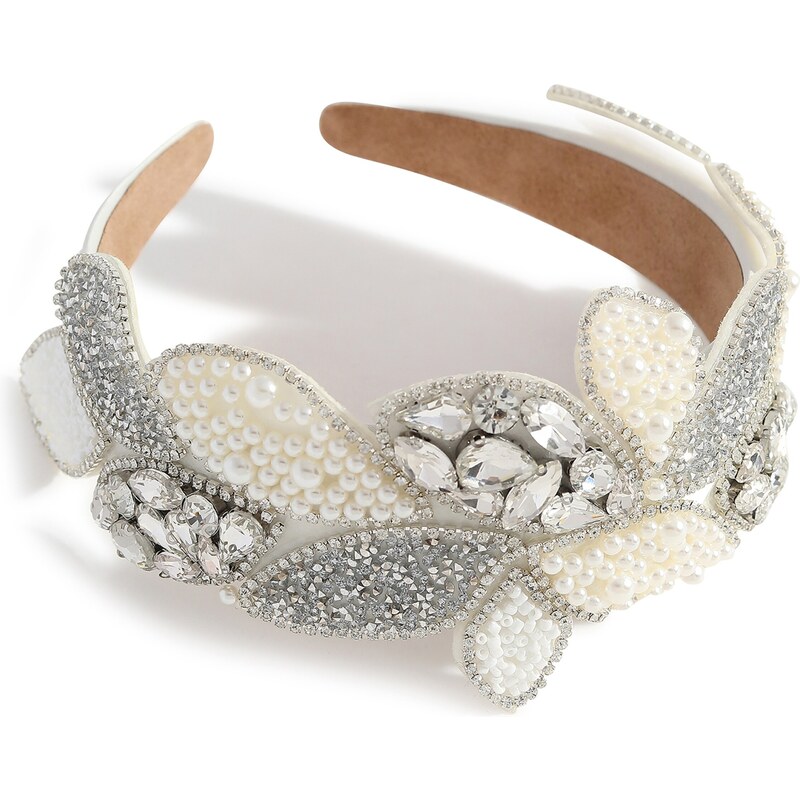 SOHI Bižutéria do vlasov Tinki strieborná / biela 62391969