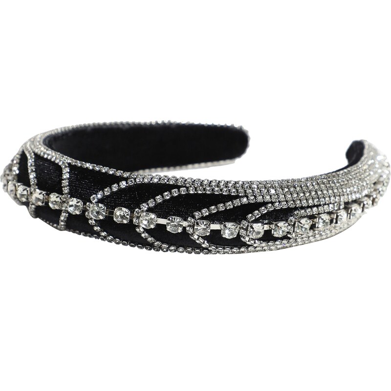 SOHI Bižutéria do vlasov Kushma čierna / strieborná 62391963