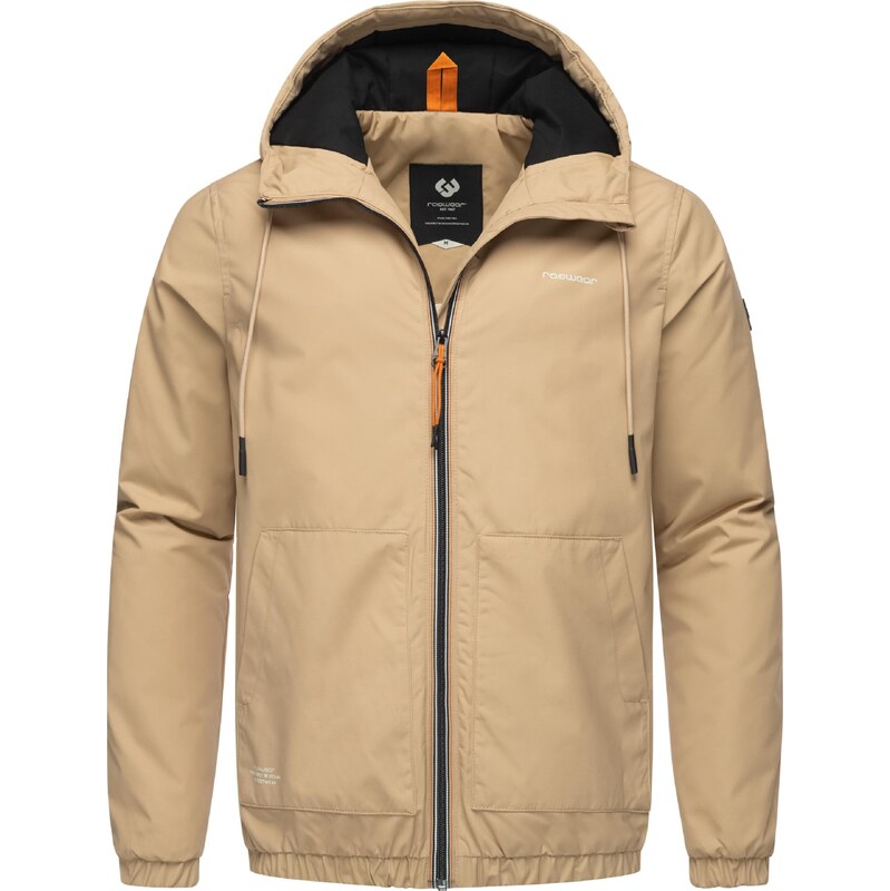 Ragwear Prechodná bunda Windeyer piesková / čierna 64442092